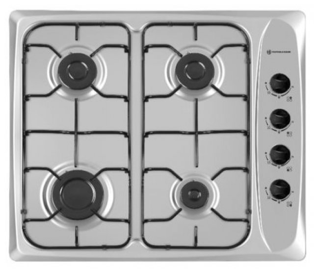 Totalcook E440C beépíthető inox gázfőzőlap, 60cm - Gázfőzőlap