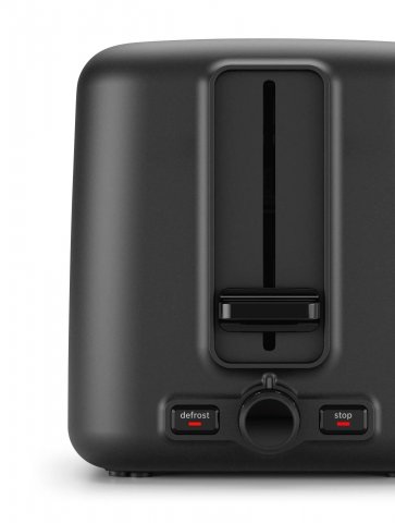 Bosch TAT3P420 kompakt kenyérpirító 2 szeletes, 970W, inox-fekete szín - Kenyérpirító