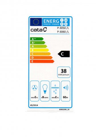 Cata P-3060 X/L inox páraelszívó, 60cm - Páraelszívó