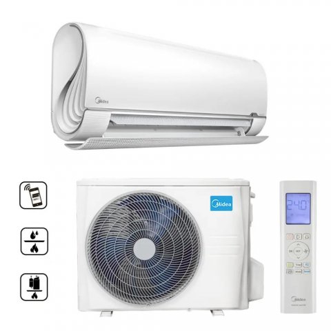 Midea MSF3-12-SP Breezeless+, 3,5kW hűtő-fűtő split klíma szett - Split klíma