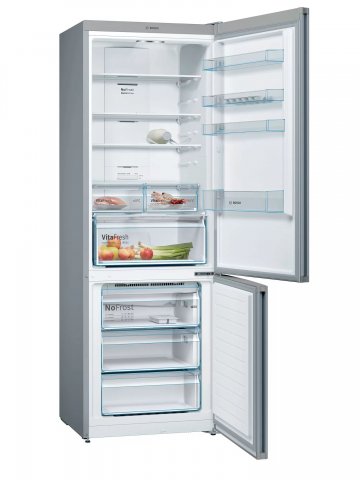 Bosch KGN49XLEA kombinált hűtő, 330+108liter, E, NoFrost, inoxlook