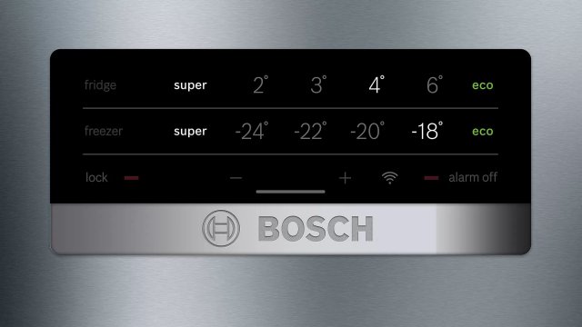 Bosch KGN49XLEA kombinált hűtő, 330+108liter, E, NoFrost, inoxlook