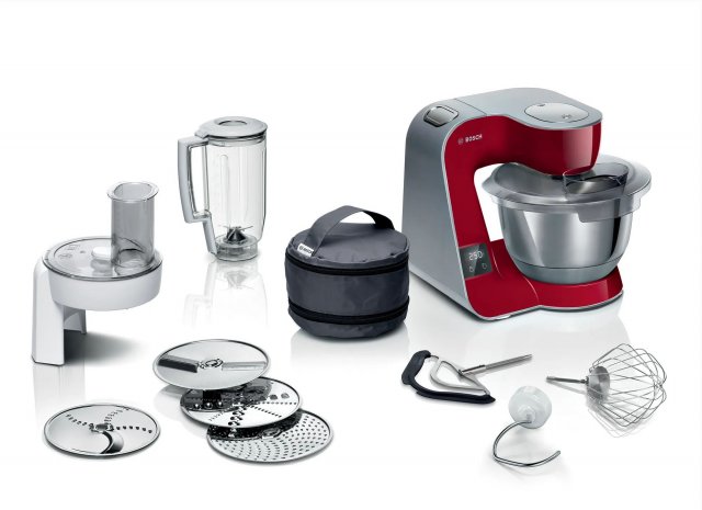 Bosch MUM5X720 univerzális robotgép, 1000W, Vörös-ezüst - Univerzális robotgép