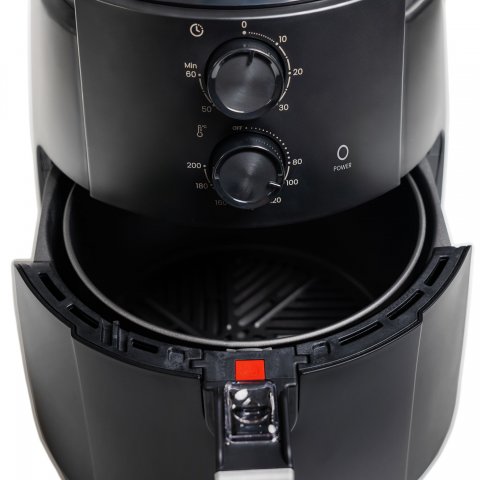 Vivax DFA515MB forró levegős sütő, 5liter, 1500W, fekete - Olajsütő, forrólevegős sütő