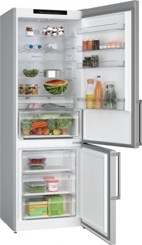 Bosch KGN49VICT kombinált hűtőszekrény, 311+129 liter, C, NoForst, inox