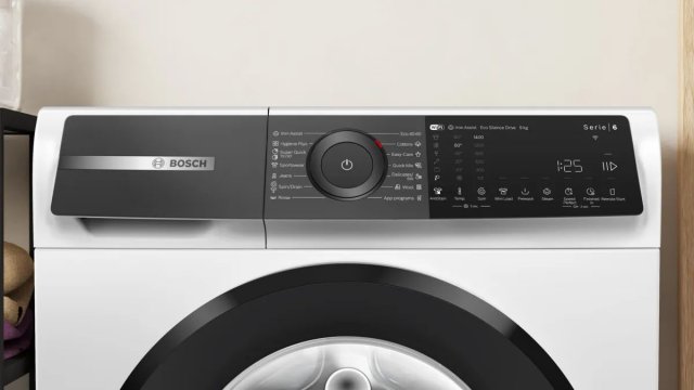 Bosch WGH24400BY elöltöltős mosógép, 9kg, 1400 fordulat, Iron Assist, Home Connect, A - Elöltöltős mosógép, mosó-szárító