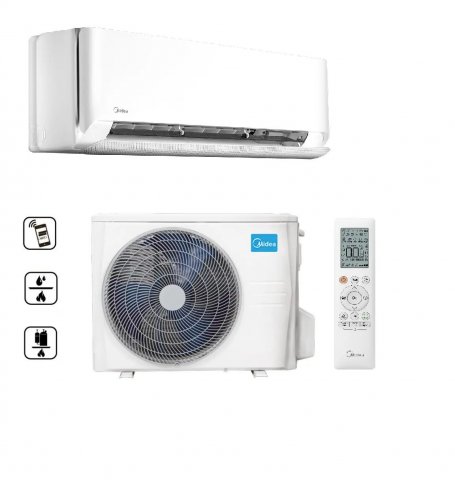 Midea MCB-18-SP Breezeless E, inverteres hűtő-fűtő split klíma szett, 5,3kW, A++/A+, Wifi - Split klíma