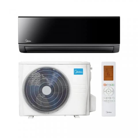 Midea MG2X-18-BL-SP Xtreme Save 5,3kW, hűtő-fűtő oldalfali split klíma szett, A++/A+, Wifi, R32, fekete - Split klíma