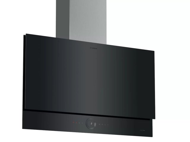 Bosch DWF97RW61 falra szerelhető páraelszívó, 90cm, fekete üveg, Home Connect - Páraelszívó