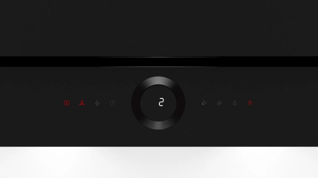 Bosch DWF97RW61 falra szerelhető páraelszívó, 90cm, fekete üveg, Home Connect - Páraelszívó