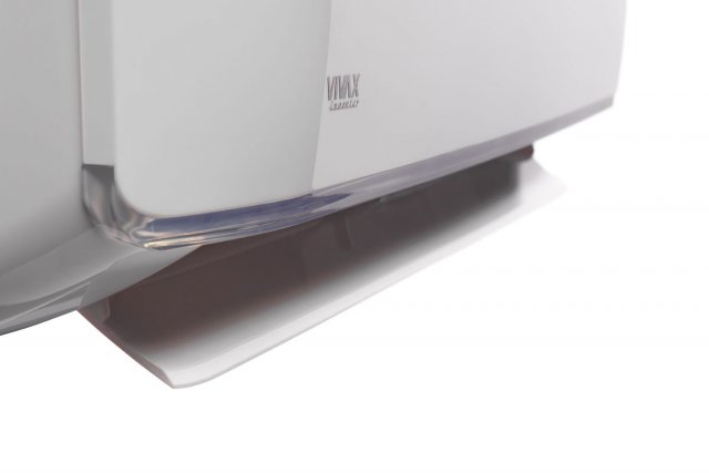 Vivax ACP-12CH35AERI+ R-Design, ajándék 45cm fali konzollal, Oldalfali, Inverteres, hűtő-fűtő split klíma szett, 3,5kW, A+++/A++, Wifi ready - Split klíma