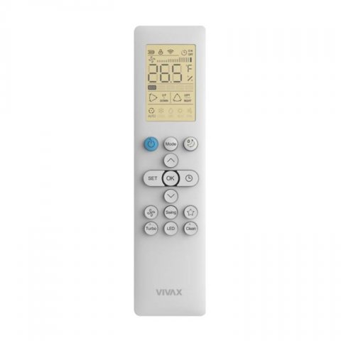Vivax ACP12CH35AEMI M-Design, ajándék 45cm fali konzollal, Oldalfali Inverteres hűtő-fűtő split klíma szett, 3,5kW, A++/A+, Wifi ready - Split klíma