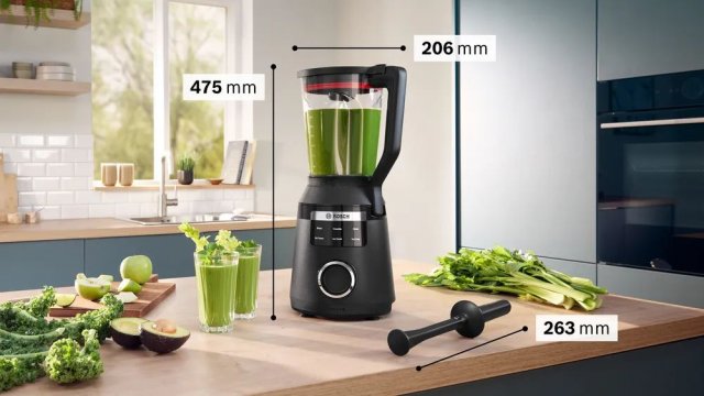 Bosch MMB6652B Serie 6, VitaPower turmixgép, 1800W, fekete