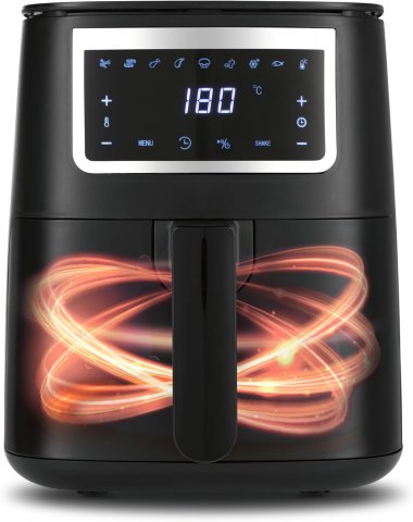 GOURMETmaxx 15198 forró levegős sütő (Airfryer), 4liter, Digitális, 1300W - Olajsütő, forrólevegős sütő