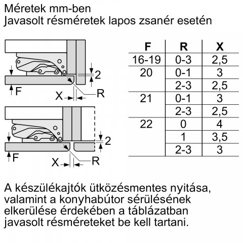 Bosch GIV21AFE0 beépíthető fagyasztószekrény, 96 liter, E - Beépíthető hűtő, fagyasztó, borhűtő