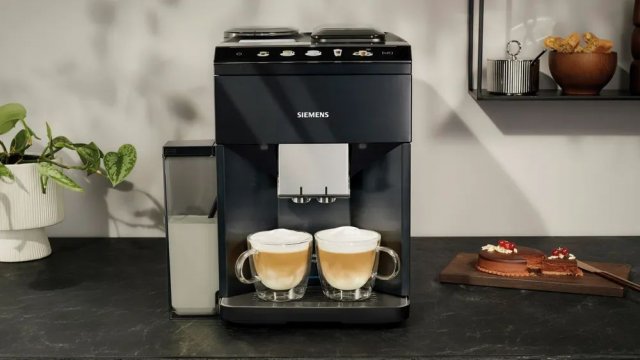 Siemens TQ518RX3 EQ500 automata kávéfőző, integral connect - Sötét inox - Kávéfőző, Teafőző