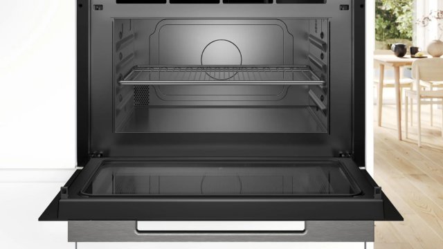 Bosch CEG732XB1 beépíthető mikrohullámú sütő grill funkcióval, 36 liter, TFT kijelző, fekete - Beépíthető Mikrosütő, Gőzpároló