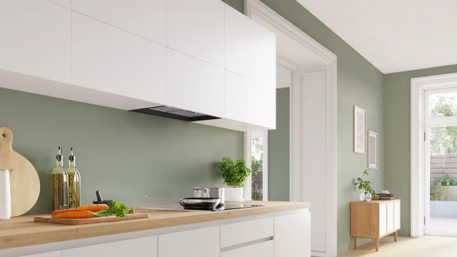 Bosch DBB63BC60 integrált páraelszívó, 60cm, 384m3/h, fekete - Páraelszívó