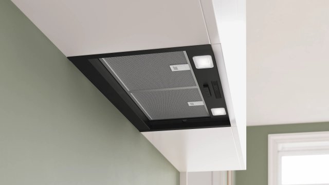 Bosch DBB63BC60 integrált páraelszívó, 60cm, 384m3/h, fekete - Páraelszívó