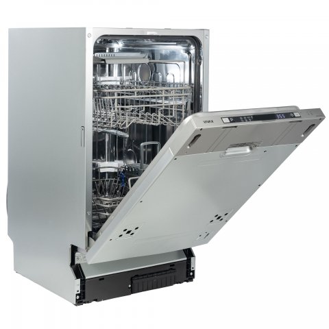 Vivax DWB451072D teljesen integrálható mosogatógép, 10 teríték, 7 program, E - Beépíthető mosogatógép