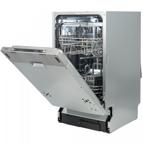 Vivax DWB451072D teljesen integrálható mosogatógép, 10 teríték, 7 program, E - Beépíthető mosogatógép