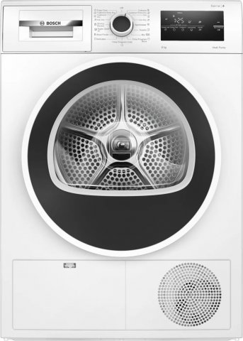 Bosch WTH83256BY Serie4 hőszivattyús szárítógép, 8kg, E, fehér - Szárítógép