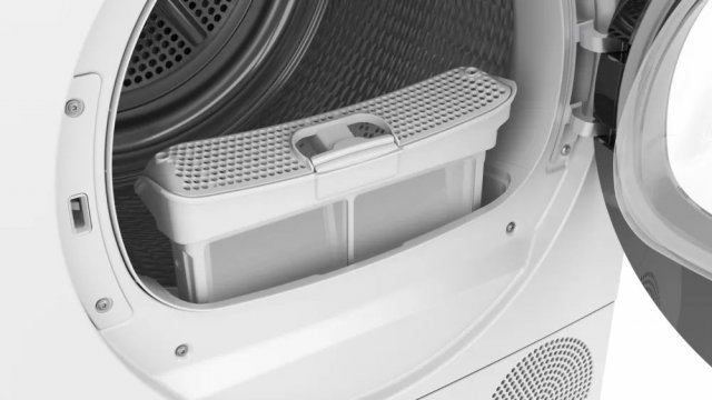 Bosch WTH83256BY Serie4 hőszivattyús szárítógép, 8kg, E, fehér - Szárítógép