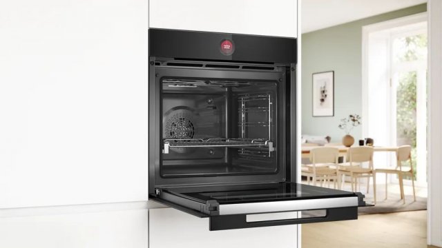 Bosch HBG974KB1 beépíthető elektromos sütő, 14 funkció, 71 liter, A+, TFT, pirolitikus, Home Connect - Beépíthető sütő, gőzsütő