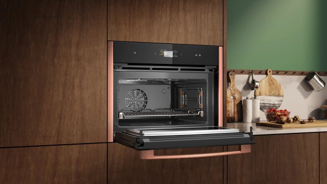 Neff C29MS3AY0 N90 kompakt sütő mikrohullám funkcióval, Flex design, 45 liter, 21 funkció, Home Connect,  - Beépíthető sütő, gőzsütő