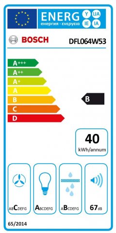 Bosch DFL064W53 teleszkópos páraelszívó, 60cm - Páraelszívó