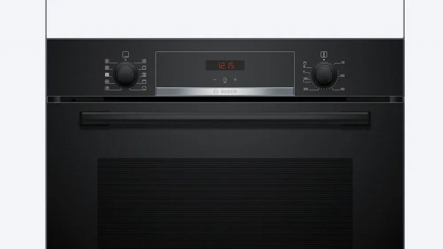 Bosch HQA534EB3 beépíthető elektromos sütő, 8 fukció, 71 liter, A+, gőz, fekete - Beépíthető sütő, gőzsütő