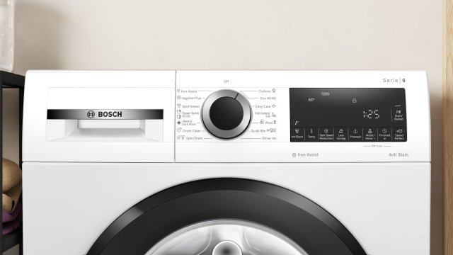 Bosch WGG242Z3BY, elöltöltős mosógép, 9kg, 1200 fordulat, A, Iron Assist - Elöltöltős mosógép, mosó-szárító