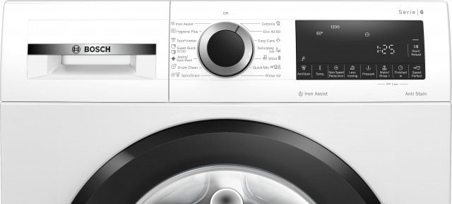 Bosch WGG242Z3BY, elöltöltős mosógép, 9kg, 1200 fordulat, A, Iron Assist - Elöltöltős mosógép, mosó-szárító