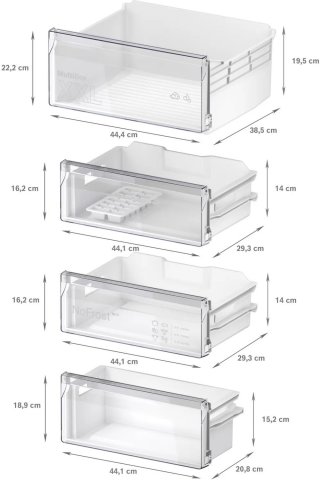 Bosch KIN96NSE0 beépíthető kombinált hűtőszekrény, 215+75 liter, E, NoFrost - Beépíthető hűtő, fagyasztó, borhűtő