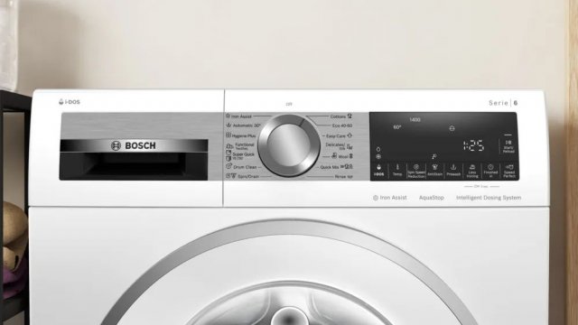 Bosch WGG244F9BY elöltöltős mosógép, 9kg, 1400 fordulat, A, i-DOS, Iron Assist - Elöltöltős mosógép, mosó-szárító