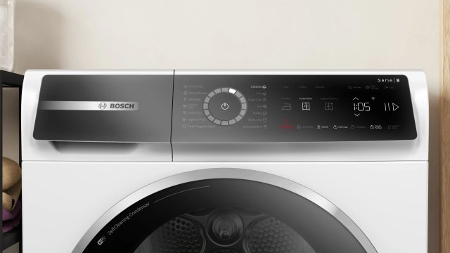 Bosch WQB246CNBY Serie 8 hőszivattyús szárítógép, 9kg, Home Connect, Selfcleaning, C - Szárítógép