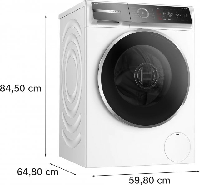 Bosch WGB254A3BY elöltöltős mosógép, 10kg, 1400 fordulat, A, i-DOS, Home Connect., Iron Assist - Elöltöltős mosógép, mosó-szárító