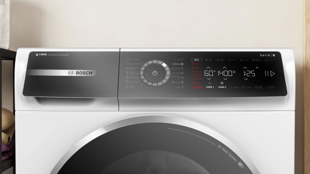 Bosch WGB254A3BY elöltöltős mosógép, 10kg, 1400 fordulat, A, i-DOS, Home Connect., Iron Assist - Elöltöltős mosógép, mosó-szárító
