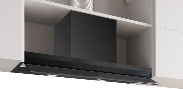 Bosch DBB97DP60 Serie 6 integrált páraelszívó, 90cm, fekete, 699m3, A+ - Páraelszívó