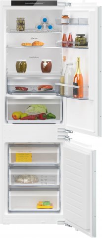 Neff KI7867FE0 N50 beépíthető kombinált hűtőszekrény, 184+76 liter, NoFrost, Home Connect, E - Beépíthető hűtő, fagyasztó, borhűtő
