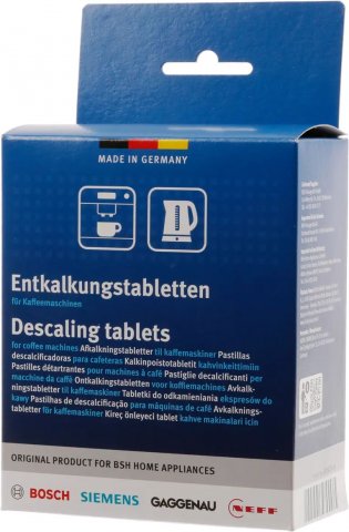 Bosch 00312575 vízkőoldó tabletta kávéfőzőkhöz, 12db - Kávéfőző, Teafőző